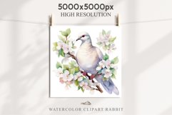 White Dove Birds Clipart Valentine Day Love Pigeon Flowers Scrapbooking Image Watercolor Transparent Print invitation t-shirt designs sublimation printable  watercolor cute White Dove Birds bird clipart, sublimation drawing Valentine Day Love Pigeon Flowe