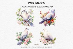 White Dove Birds Clipart Valentine Day Love Pigeon Flowers Scrapbooking Image Watercolor Transparent Print invitation t-shirt designs sublimation printable  watercolor cute White Dove Birds bird clipart, sublimation drawing Valentine Day Love Pigeon Flowe