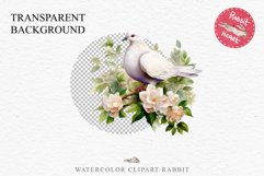 White Dove Birds Clipart Valentine Day Love Pigeon Flowers Scrapbooking Image Watercolor Transparent Print invitation t-shirt designs sublimation printable  watercolor cute White Dove Birds bird clipart, sublimation drawing Valentine Day Love Pigeon Flowe