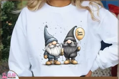 Cheers Gnomie, Happy New Year Gnome sublimation png Product Image 1