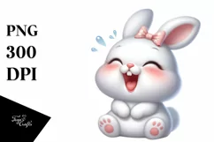 Easter Bunny Egg Flower, Clipart |T-shirt, Mug PNG Product Image 8