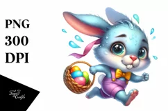 Easter Bunny Clipart |T-shirt, Mug PNG Product Image 1