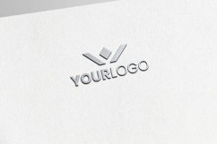 white embossed psd effect Product Image 2