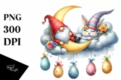 Easter Bunny Clipart |T-shirt, Mug PNG Product Image 8