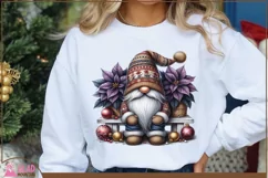Christmas Gnome png, Christmas Gnome sublimation png Product Image 5