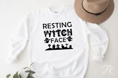 Resting Witch Face PNG Sublimation | Halloween Cricut Product Image 4