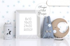 8x10 16x20 24x30 Nursery Frame Mockup for Your Artwork Product Image 2