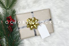 Gift Tag Mockup Christmas | Christmas present Mockup Product Image 1