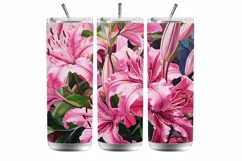 Lily tumbler sublimation designs, LIly sublimation Product Image 10
