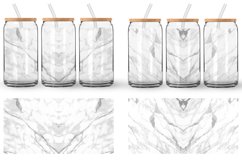 Glass Can Wraps White Marble Stone Product Image 4