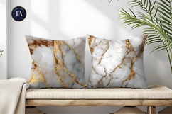 Gold Veins Marble Luxury White Texture Digital Paper Product Image 2