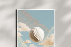 Retro Golf Wall Art Set, Vintage Golf Poster Collection Product Image 4
