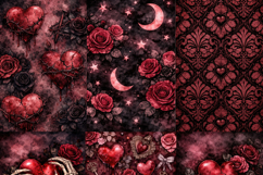 Gothic Love Digital Paper Pack Product Image 2