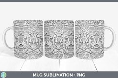 GorgeousWhite Mug Wrap design.