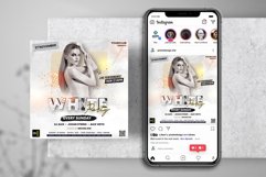 White Party Night Instagram Flyer Product Image 1