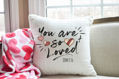 You are so Loved sublimation png file, Christian bible verse Product Image 3