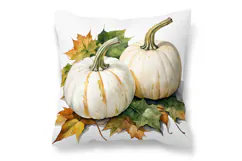 White Pumpkins Autumn Watercolour Product Image 5