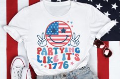 Partying like it’s 1776 SVG, Fourth of July Quote, 4th July Product Image 1