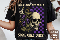 Boho Floral Halloween PNG, Funny Fall Png Gothic Plant Lover Product Image 1