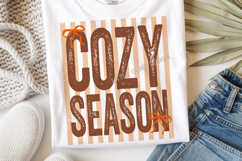 Cozy Season PNG | Boho Fall Png | Coquette Bow Autumn Png Product Image 1