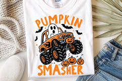 Pumpkin Smasher PNG | Boy Halloween Png | Halloween Kid Png Product Image 1