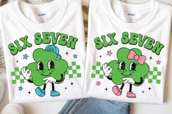 Funny Six Seven lucky shamrock SVG PNG St Patricks Day Shirt Product Image 1