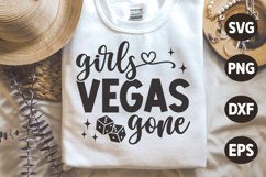 Girls Gone Vegas SVG, Girls Trip SVG, Summer Vacation Shirt Product Image 2