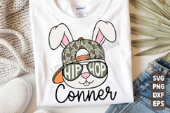 Personalized Kid Name Easter Bunny Png | Boy Easter Svg Product Image 1