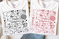 Retro Valentine SVG PNG Bundle Valentine Coquette Png Design Product Image 1