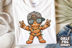 Personalized Kids Christmas Camo Png Boy Gingerbread Camo Product Image 1