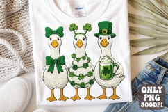 Latch Hook Yarn Crochet Funny St Patricks Silly Goose PNG Product Image 1