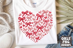 Latch Hook Yarn Faux Embroidery Heart Png Valentines Png Product Image 1