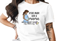 Jesus Made Her a Mama Baby Sublimation PNG Product Image 1