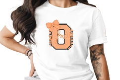 Bobcats O Seersucker Bow Mascot Sublimation PNG Product Image 1