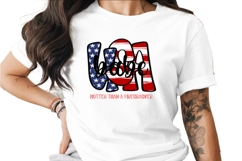 USA Babe Hotter Than A Firecracker Digital Download PNG Product Image 1
