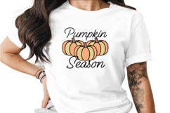 Pumpkin Season Seersucker Orange Sublimation PNG Product Image 1
