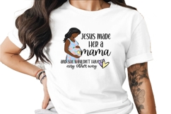 Jesus Made Her a Mama Baby Sublimation PNG Product Image 1