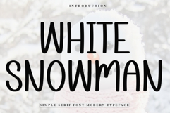 White Snowman Product Image 1