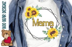 Mama Sunflower Sublimation T Shirt design Product Image 1