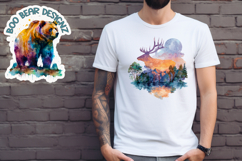 Watercolor Elk Clipart Product Image 2