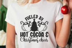 Fueled by Hot Cocoa and Christmas Cheer | Christmas SVG Product Image 2