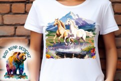 Wild Horses Sublimation design Product Image 1