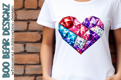 Gemstone Heart Clipart Product Image 1