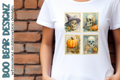 Watercolor Halloween Clipart Product Image 1