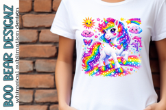Rainbow Unicorn Meadow- Cute Spring Unicorn Product Image 1