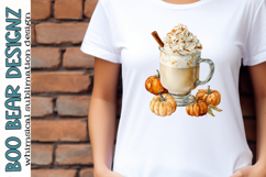 Pumpkin Spice Watercolor Clipart Product Image 2