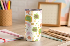 Tropical Back to School Seamless Pattern Cute School Print Product Image 4