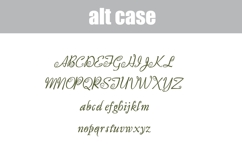 White Wedding Monogram Color Font Product Image 2