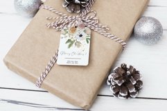 White Winter Bouquet Christmas Clipart | Sublimation design Product Image 3