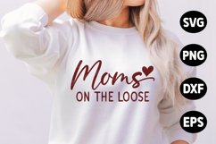 Moms On The Loose, Moms Trip SVG, Summer Vacation Shirt Product Image 3
